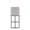 Manhattan Comfort Serena Counter Stool in Light Grey, 3PK 3-CS017-LG - alternate 3